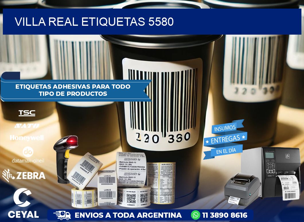 Villa Real etiquetas 5580