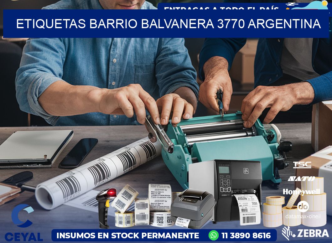 etiquetas barrio balvanera 3770 argentina