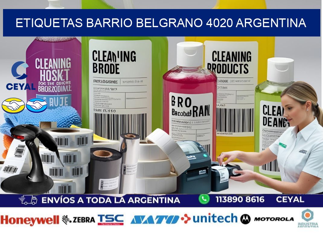 etiquetas barrio belgrano 4020 argentina