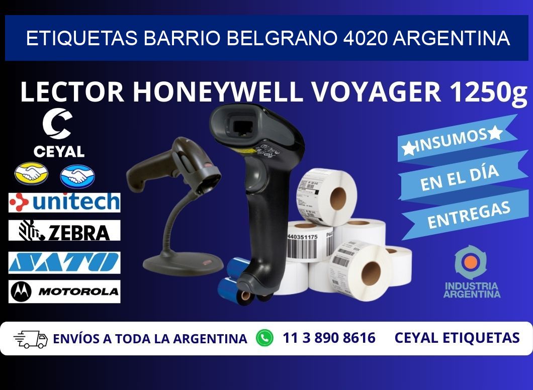 etiquetas barrio belgrano 4020 argentina