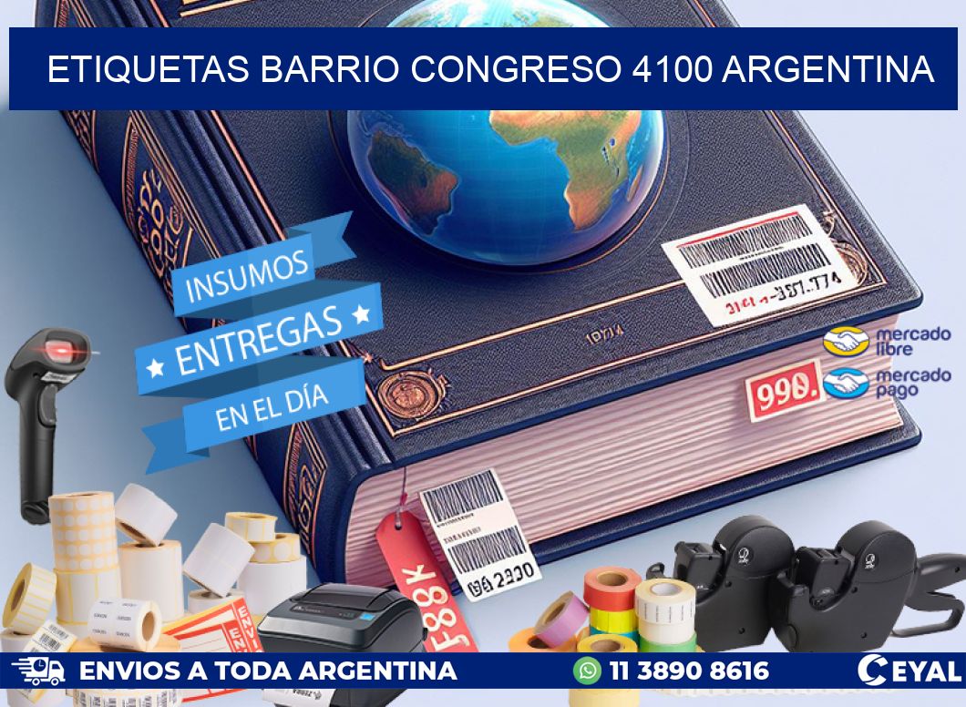 etiquetas barrio congreso 4100 argentina