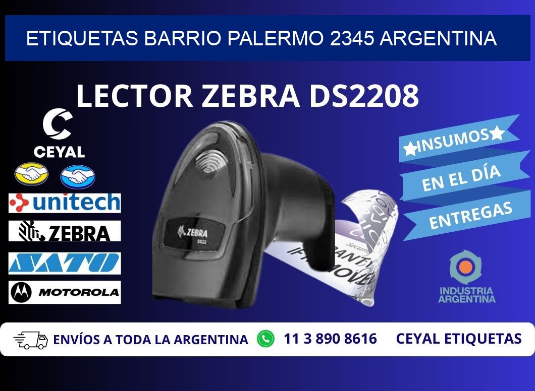 etiquetas barrio palermo 2345 argentina