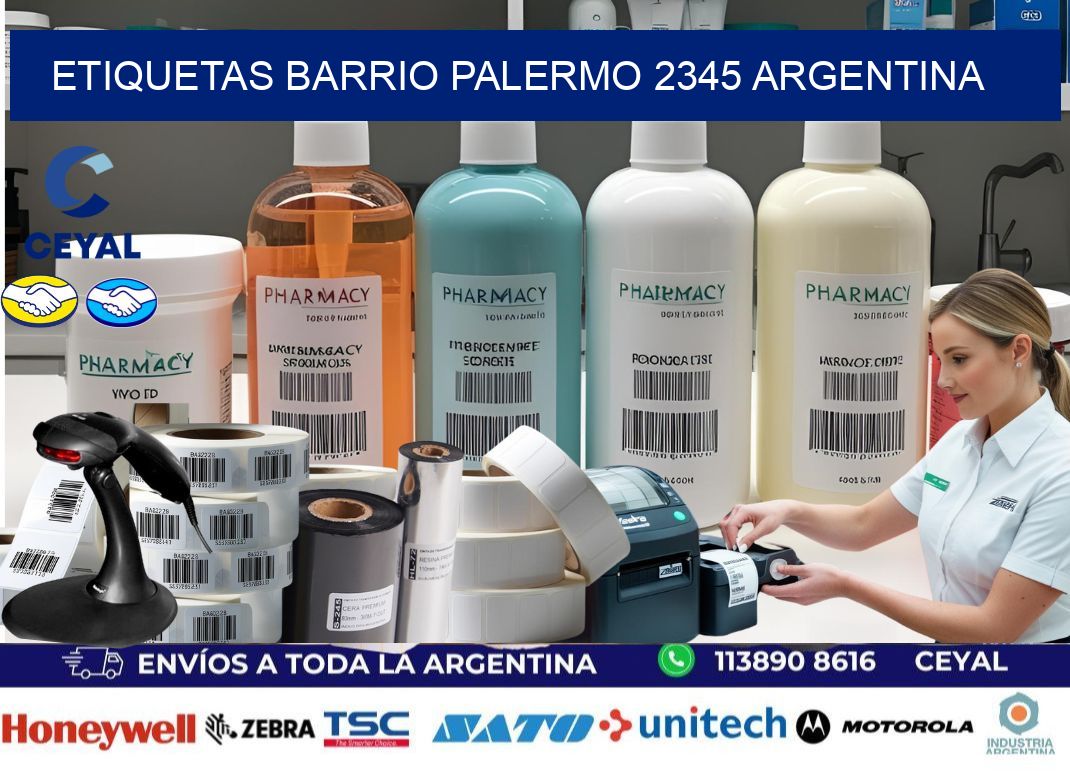 etiquetas barrio palermo 2345 argentina