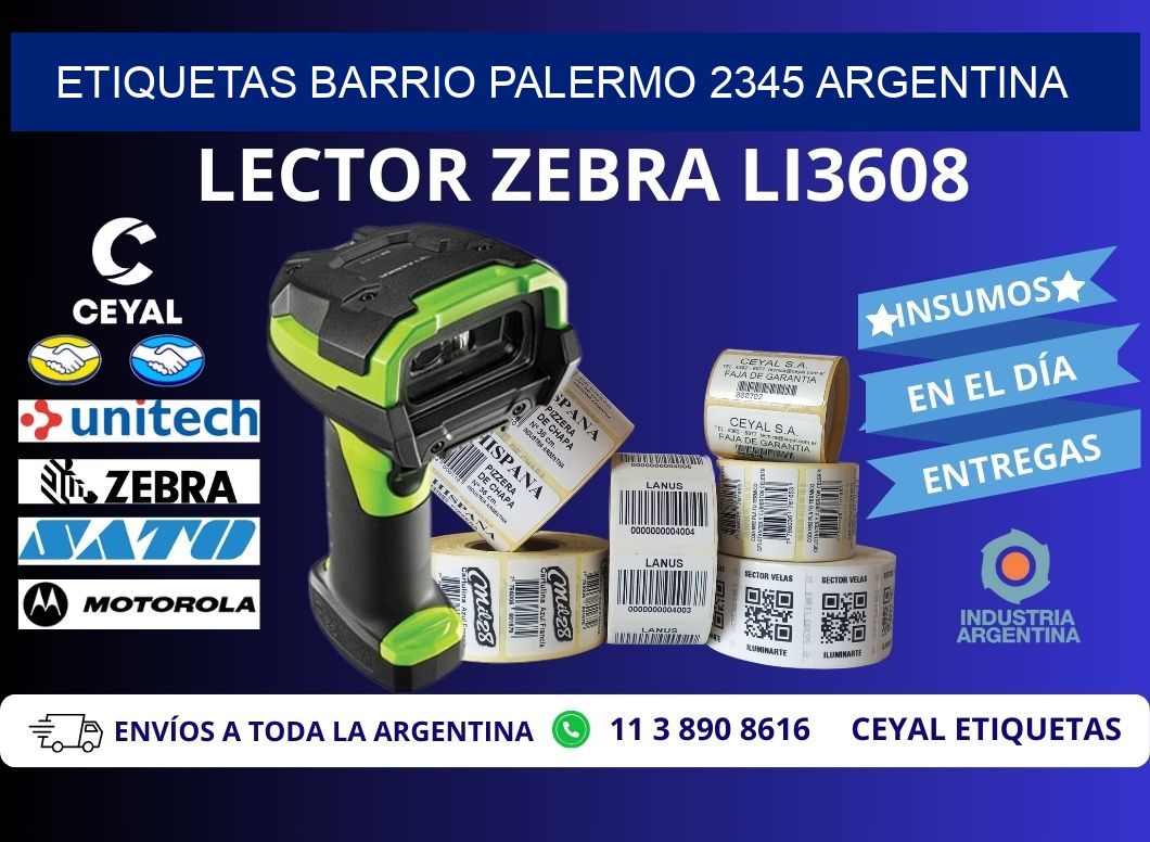 etiquetas barrio palermo 2345 argentina