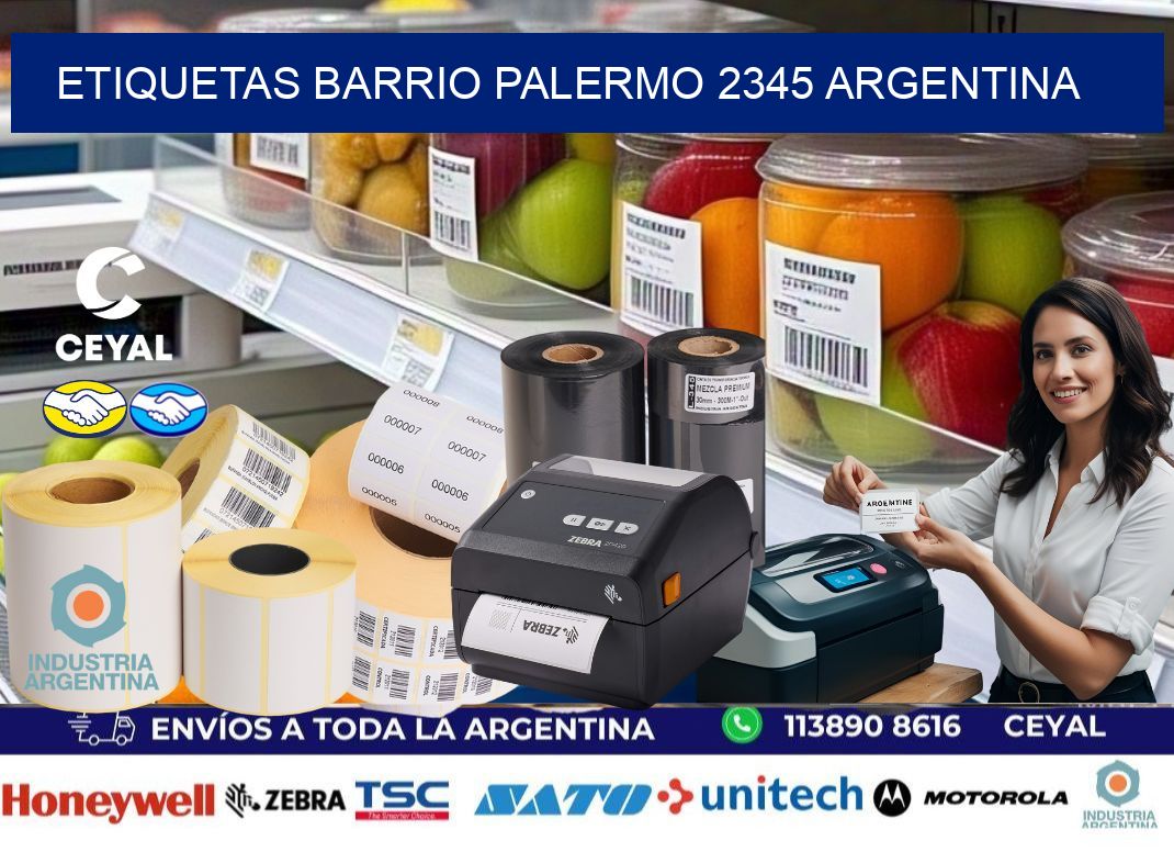 etiquetas barrio palermo 2345 argentina