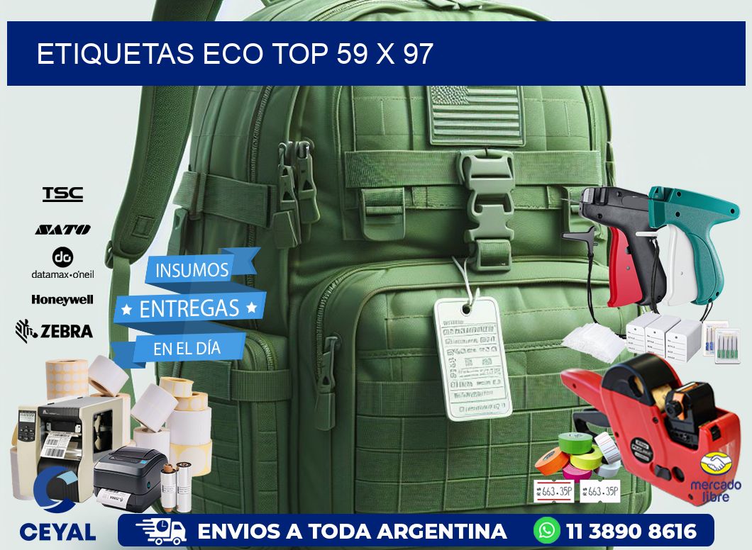 etiquetas eco top 59 x 97