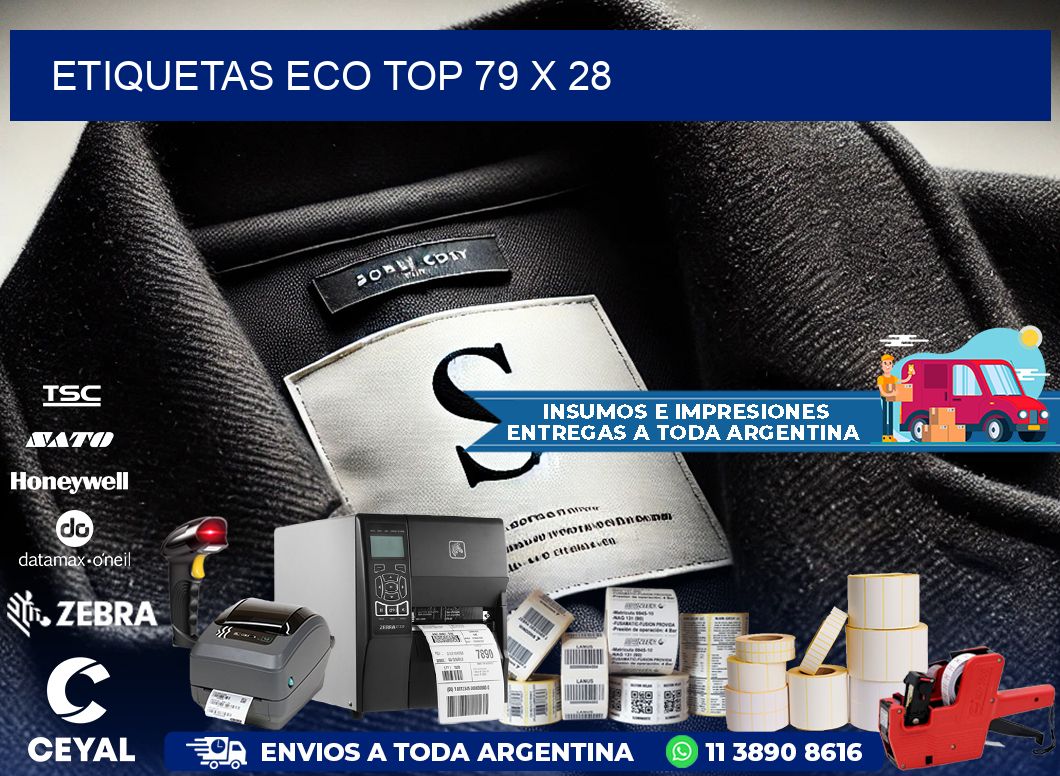 etiquetas eco top 79 x 28