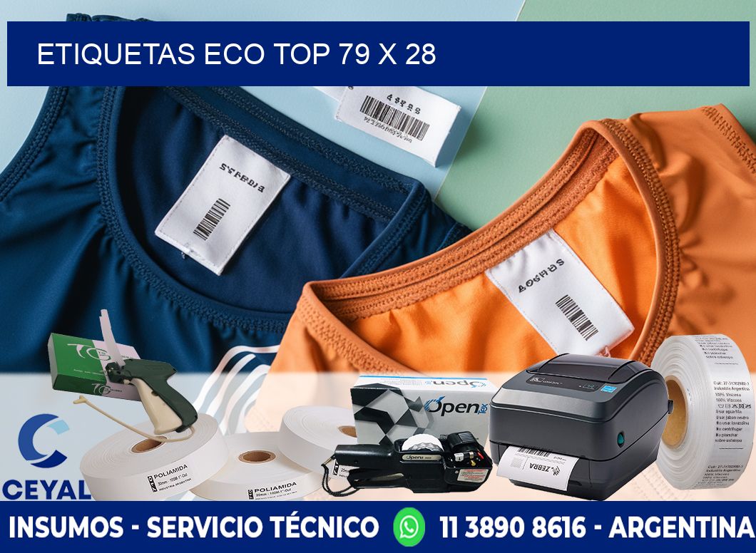 etiquetas eco top 79 x 28