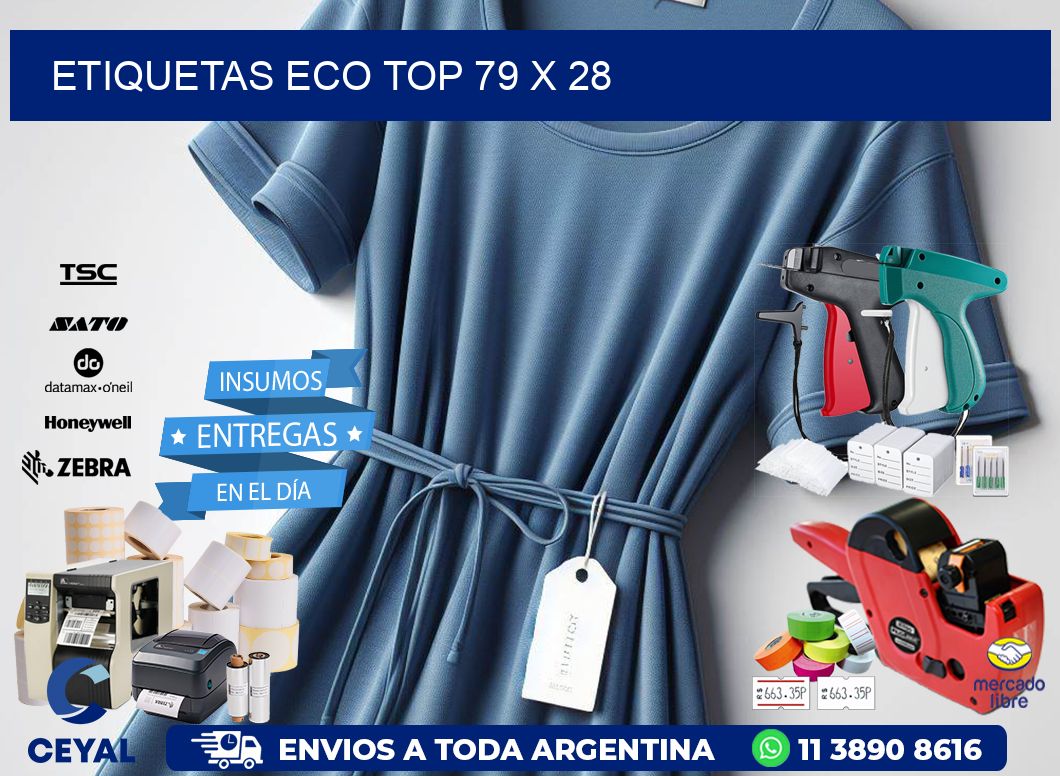 etiquetas eco top 79 x 28
