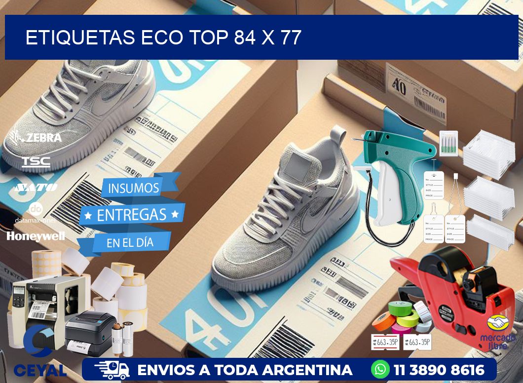 etiquetas eco top 84 x 77