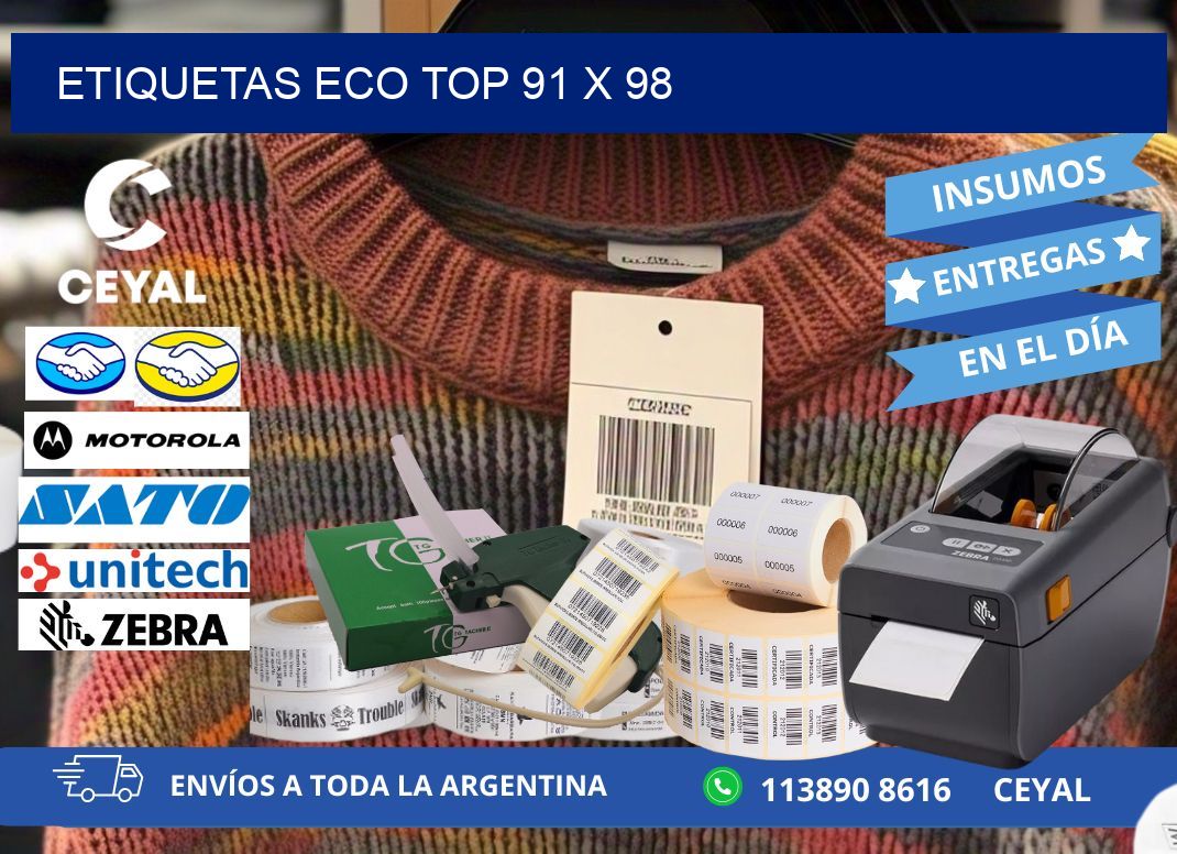 etiquetas eco top 91 x 98