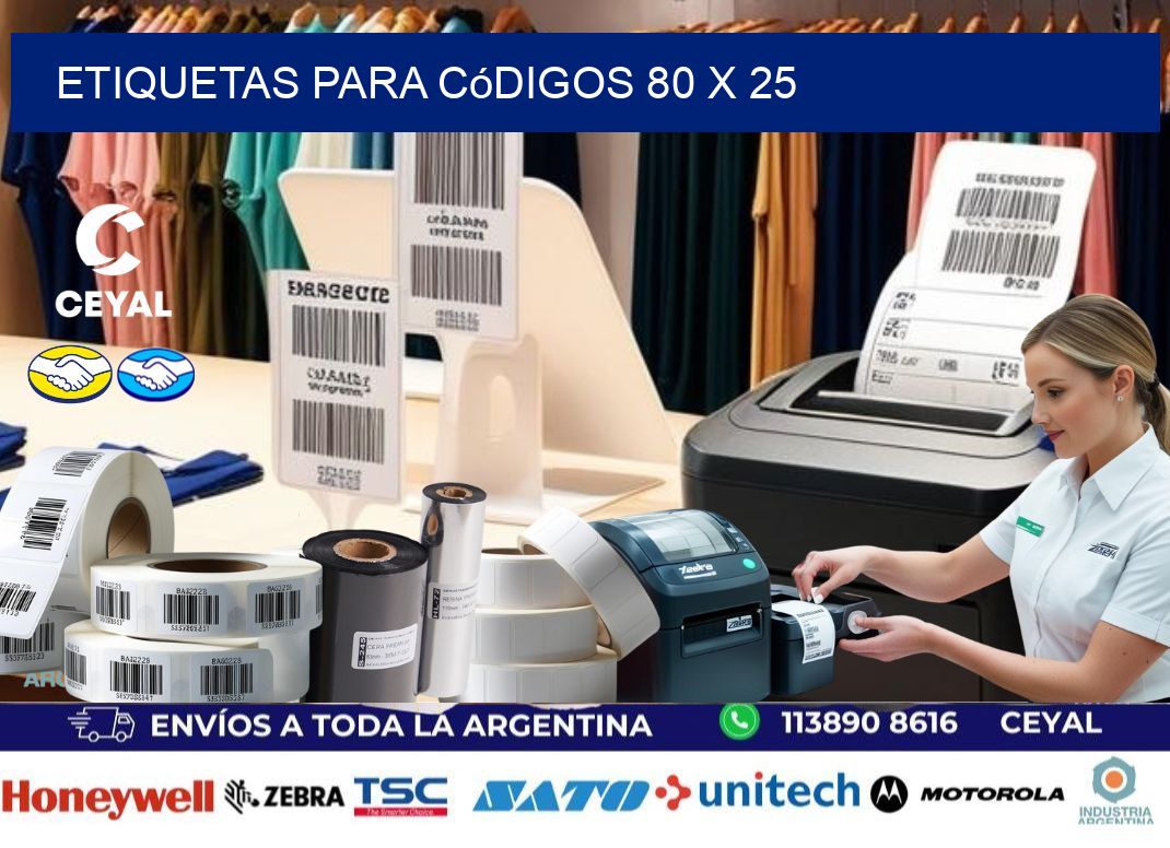 etiquetas para códigos 80 x 25
