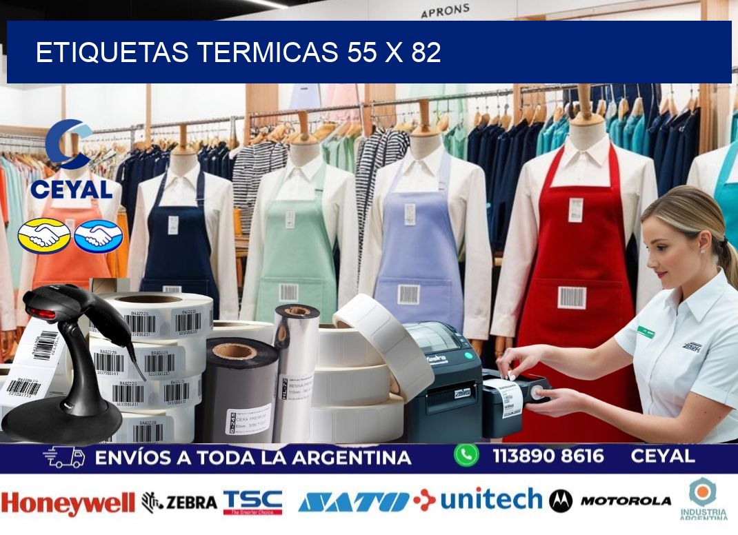 etiquetas termicas 55 x 82
