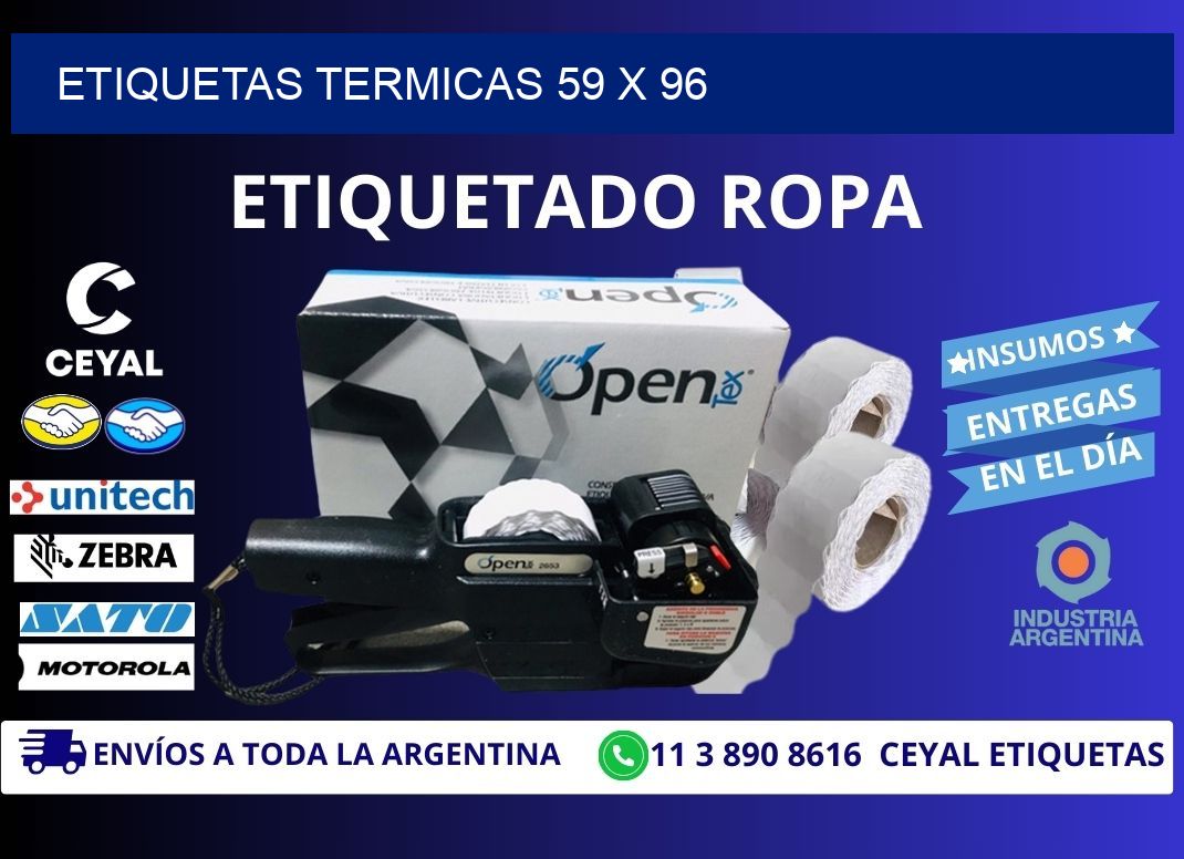 etiquetas termicas 59 x 96