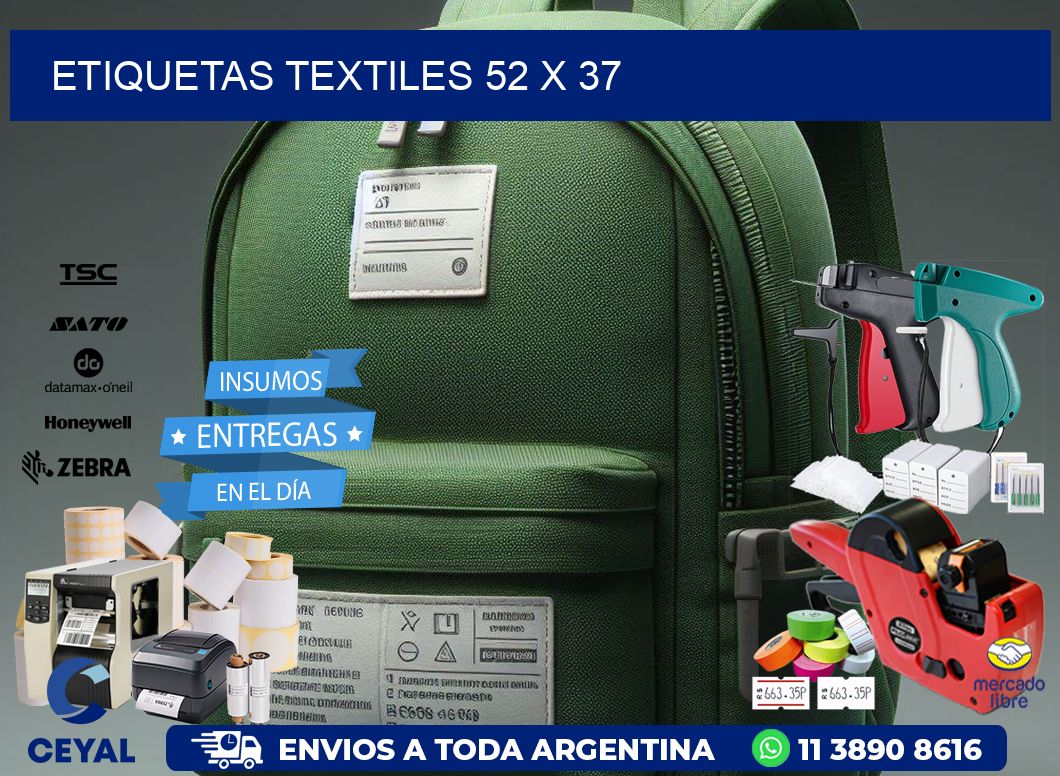 etiquetas textiles 52 x 37