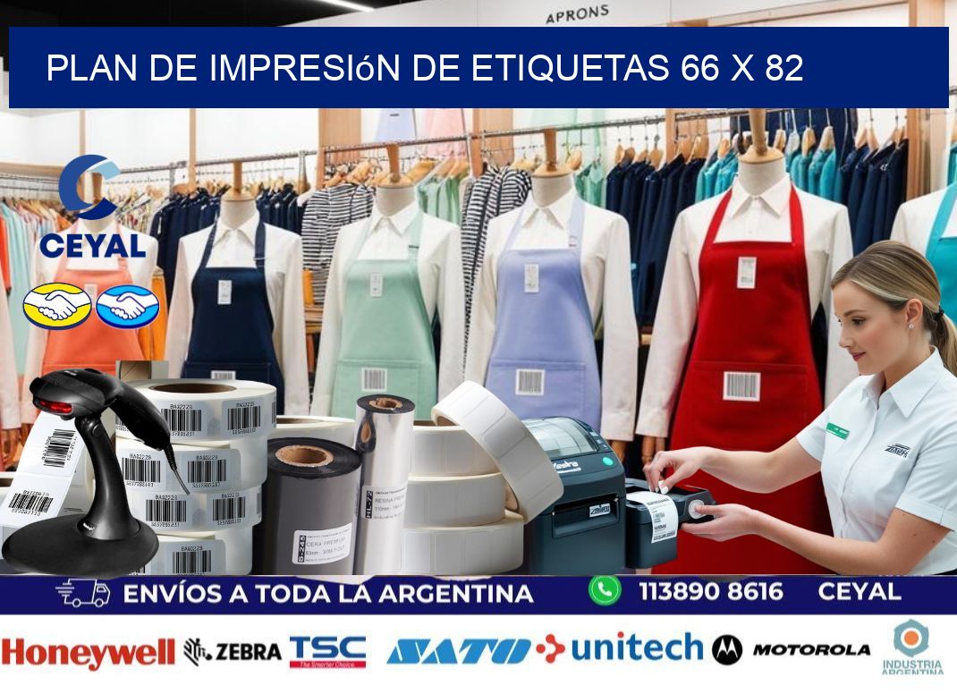 plan de impresión de etiquetas 66 x 82