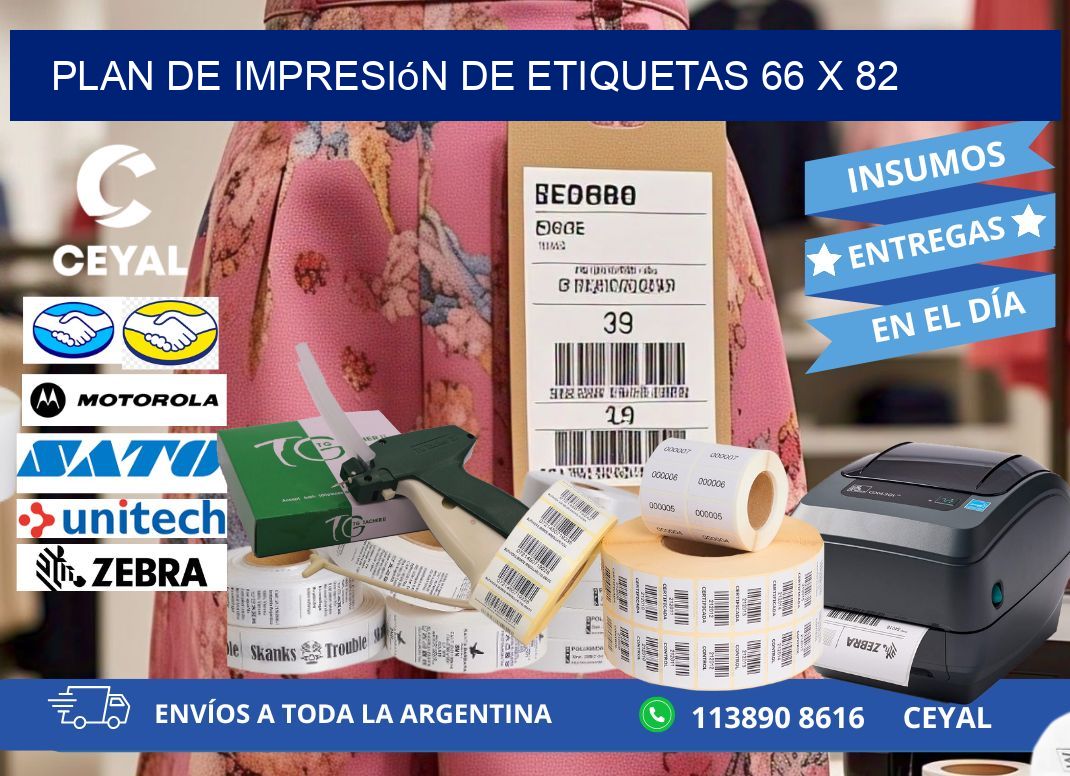 plan de impresión de etiquetas 66 x 82