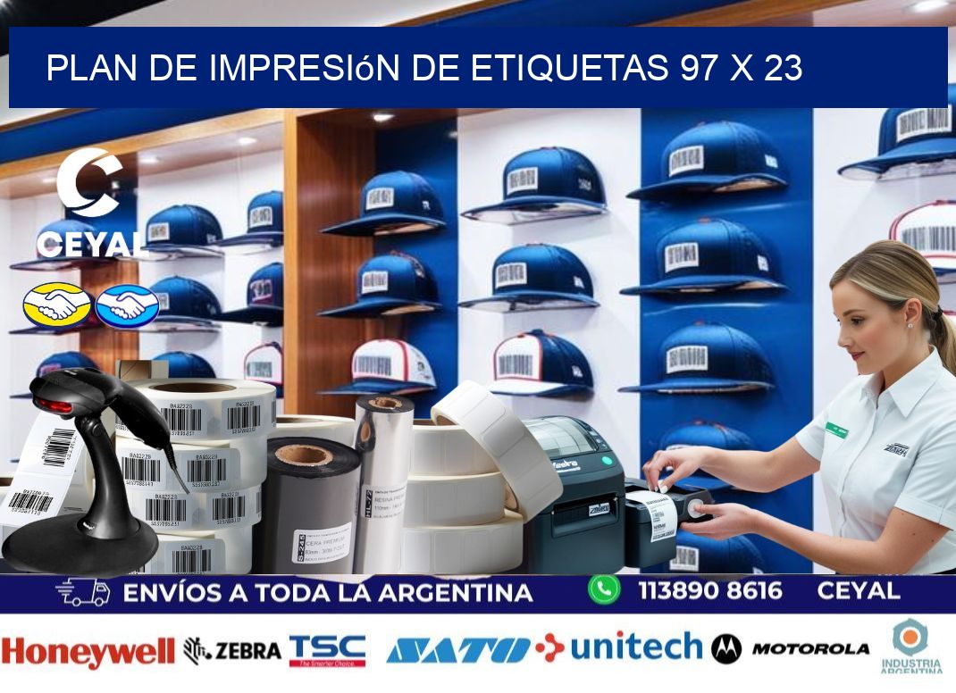 plan de impresión de etiquetas 97 x 23