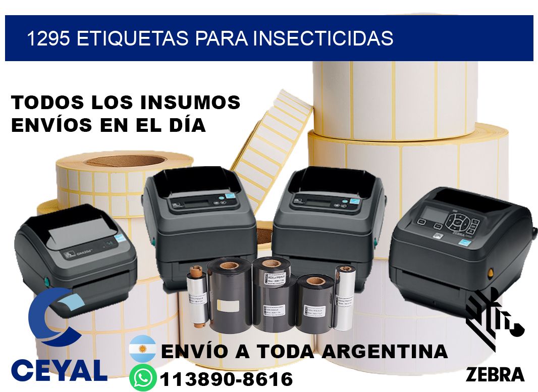1295 Etiquetas para insecticidas