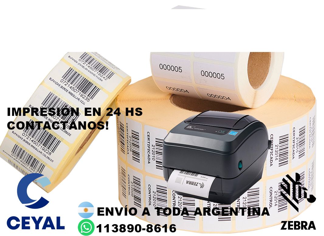 1375 Etiquetas con entrega express en Argentina