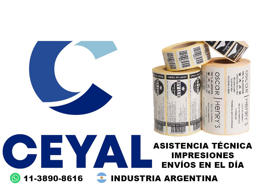 14695 Etiquetas adhesivas para consumo masivo
