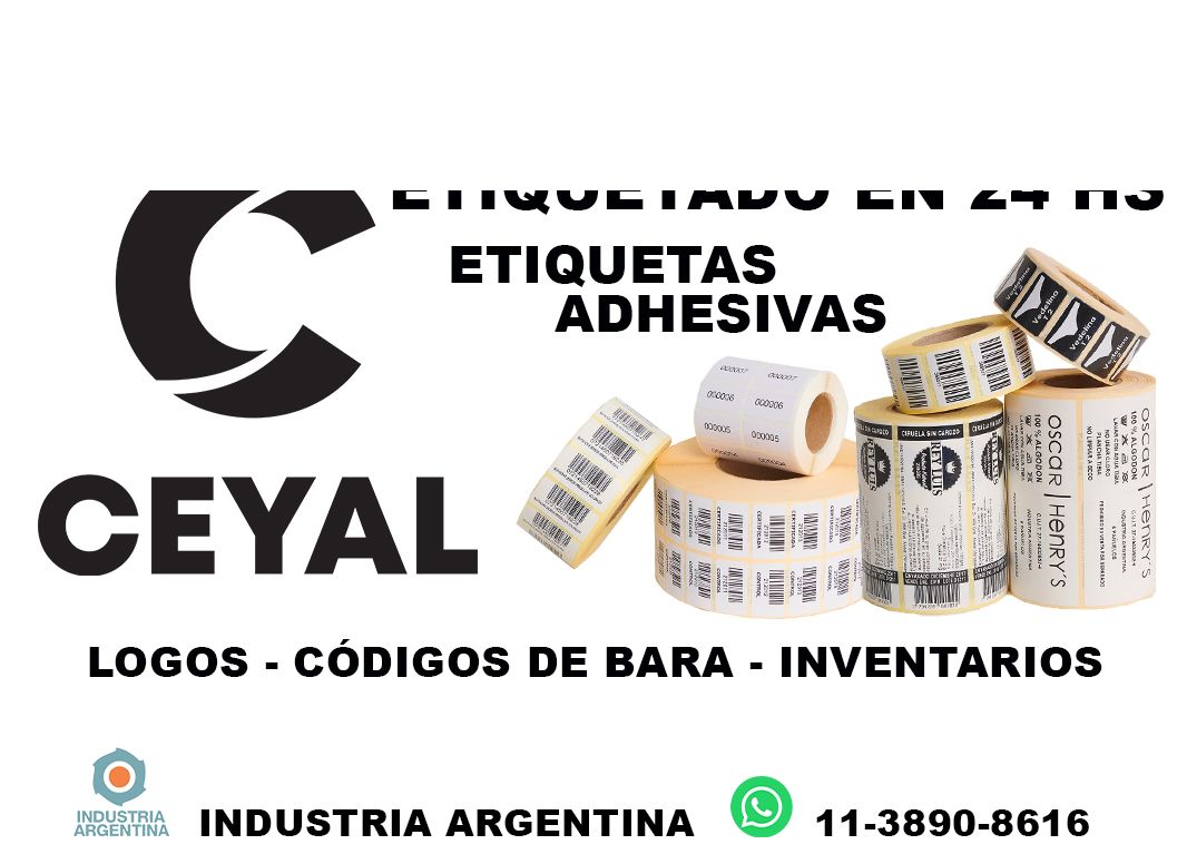 15470 Etiquetas adhesivas para consumoi masivo