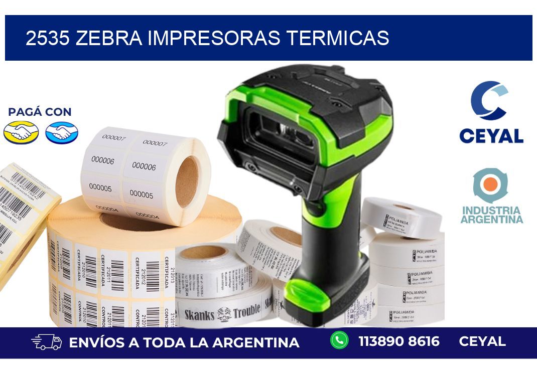 2535 Zebra impresoras termicas