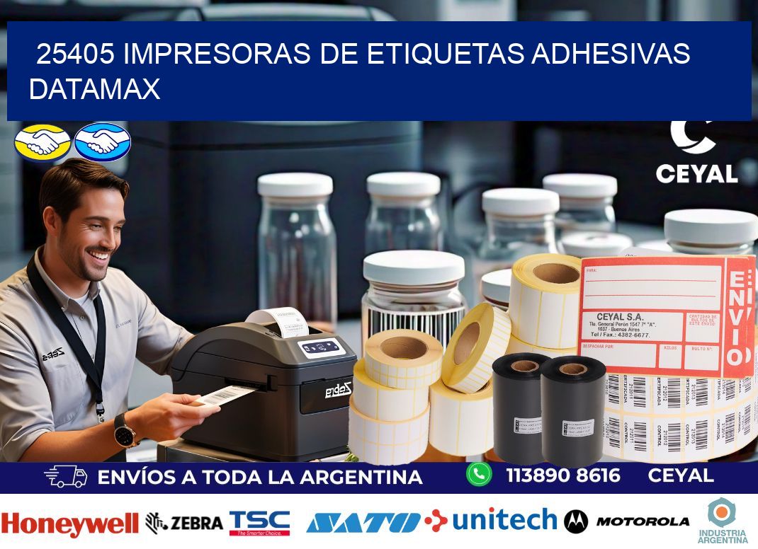 25405 impresoras de etiquetas adhesivas datamax