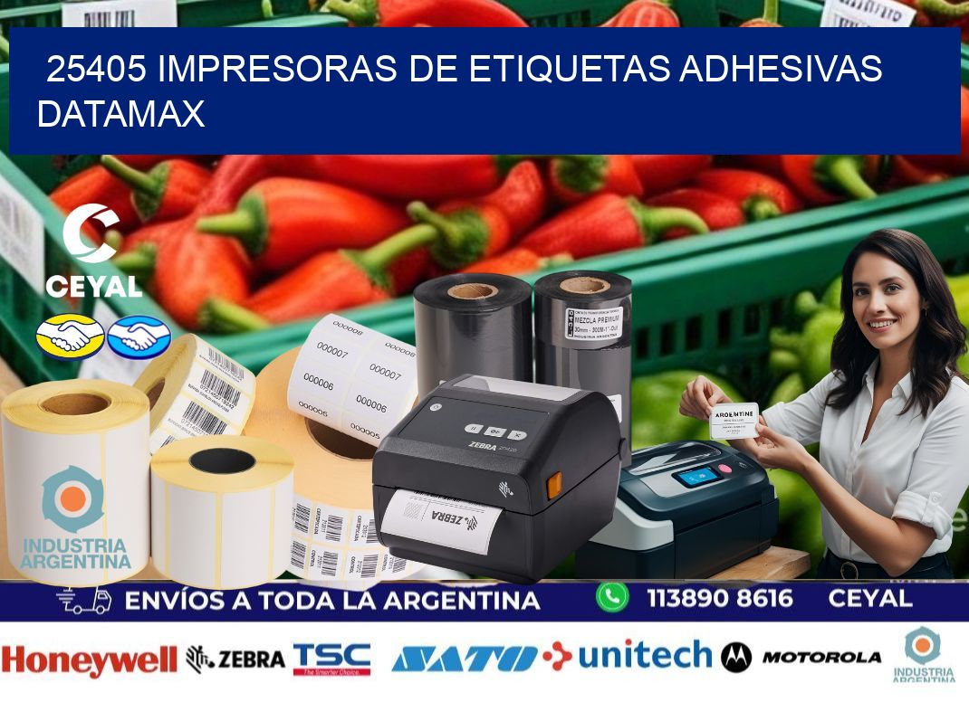 25405 impresoras de etiquetas adhesivas datamax