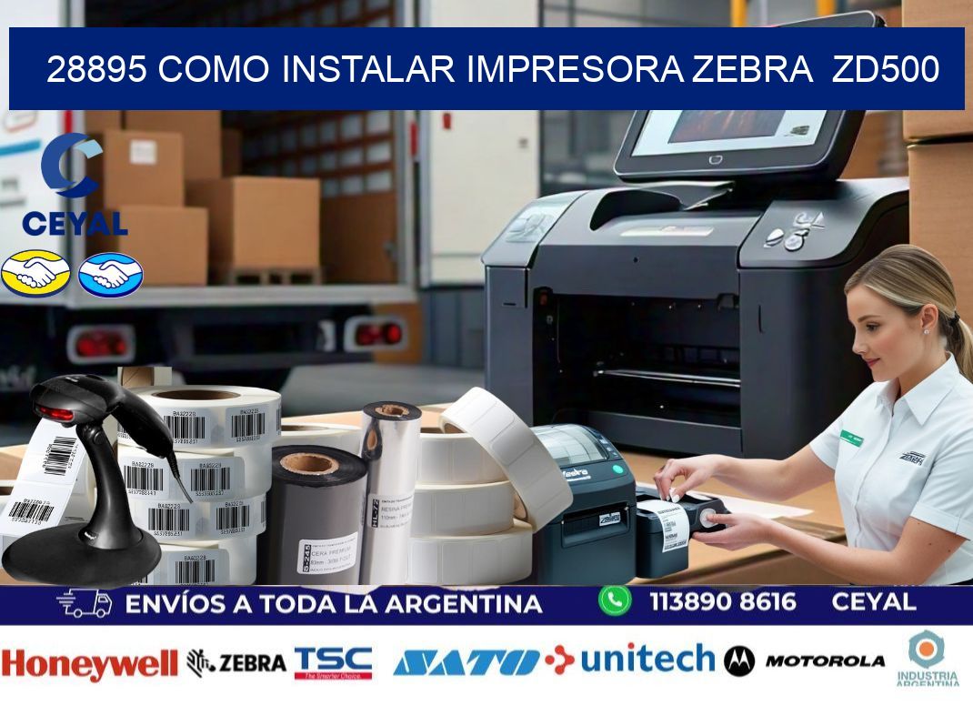 28895 Como instalar impresora Zebra  ZD500