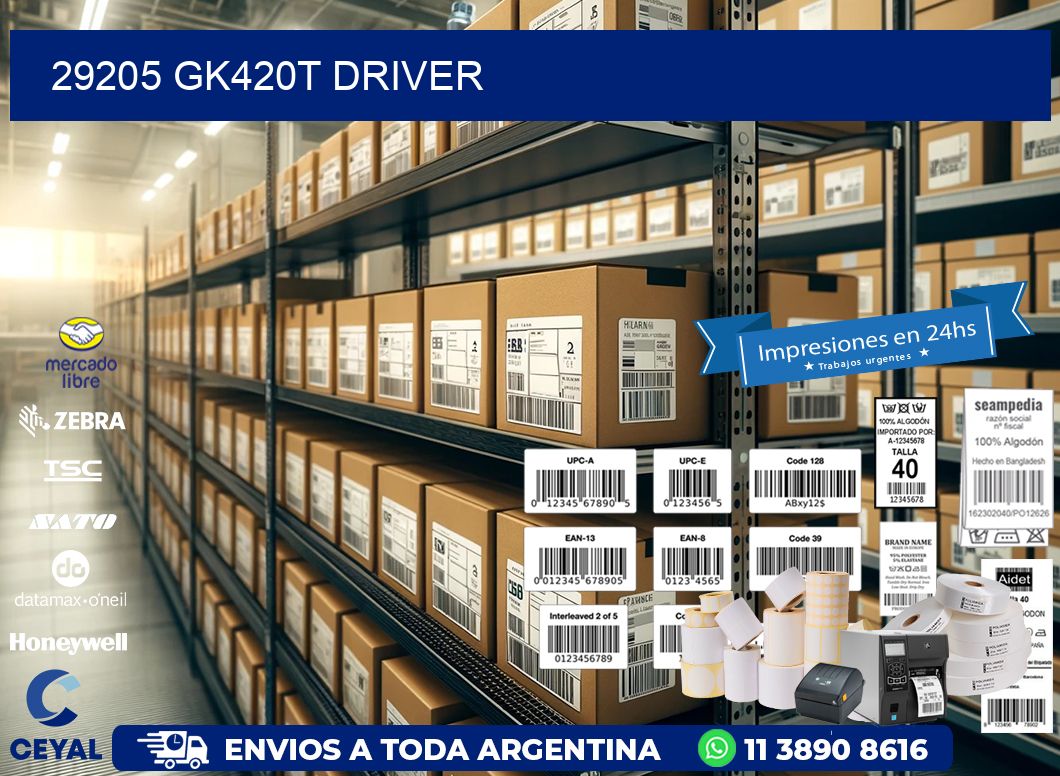 29205 GK420T driver