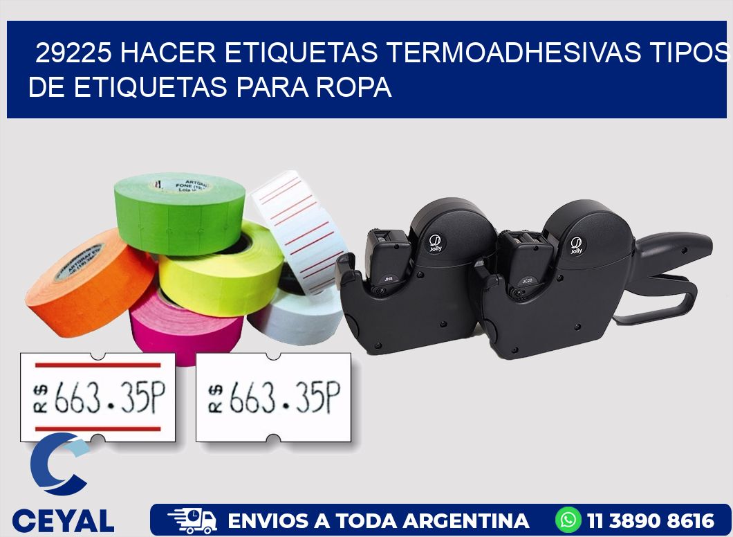 29225 hacer etiquetas termoadhesivas tipos de etiquetas para ropa