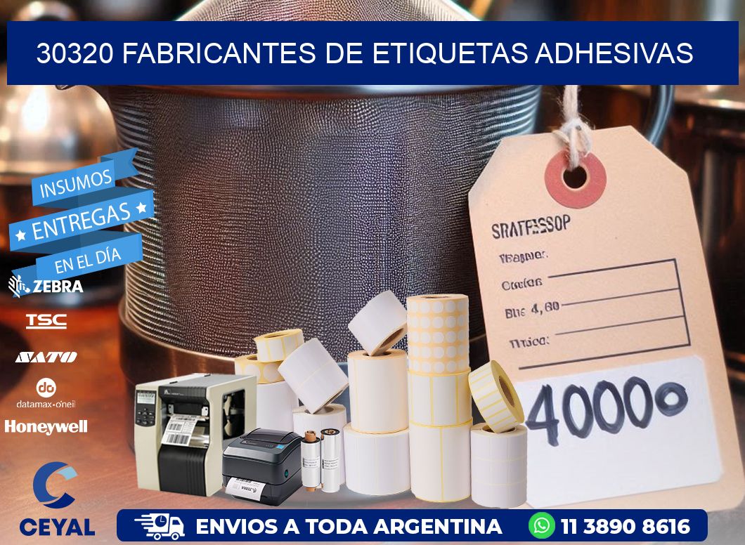30320 Fabricantes de etiquetas adhesivas