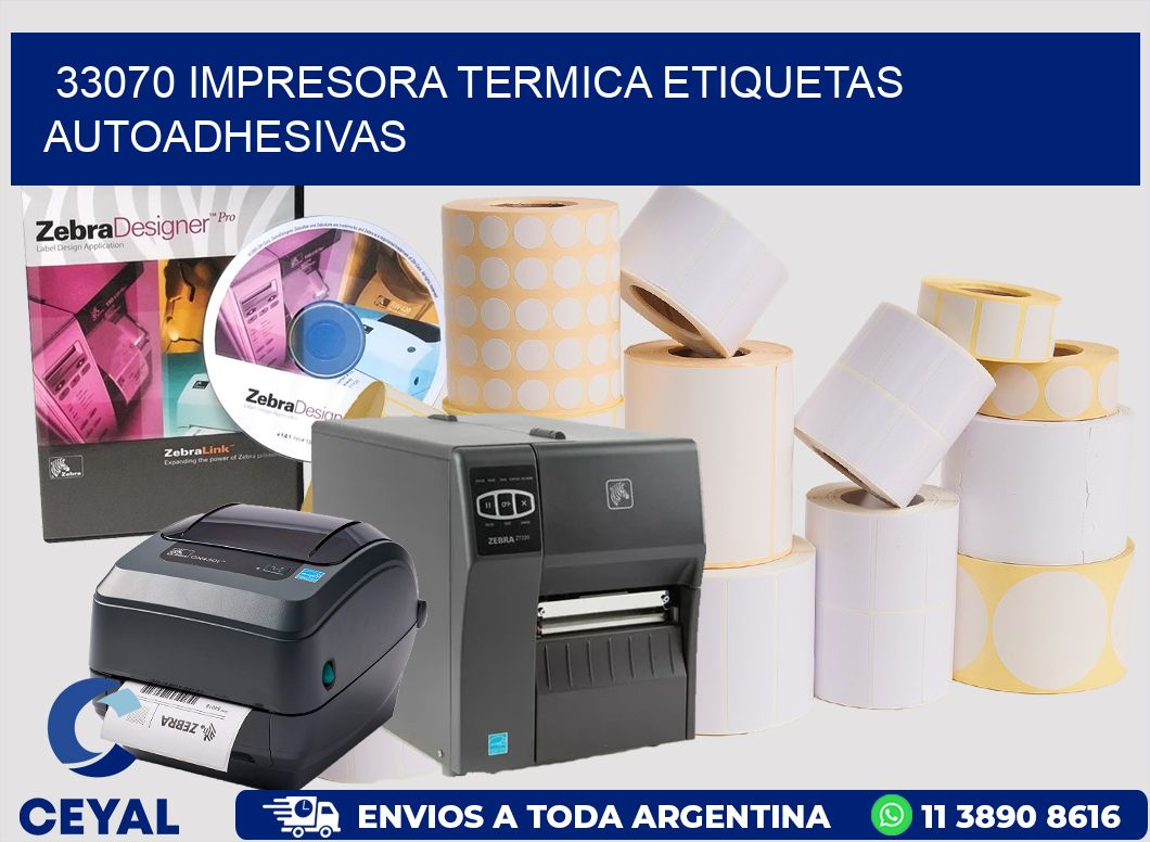 33070 Impresora termica etiquetas autoadhesivas