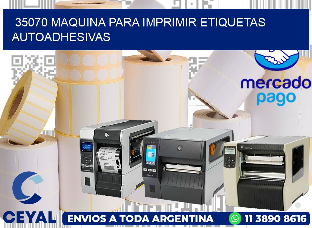 35070 maquina para imprimir etiquetas autoadhesivas