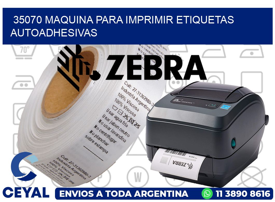 35070 maquina para imprimir etiquetas autoadhesivas