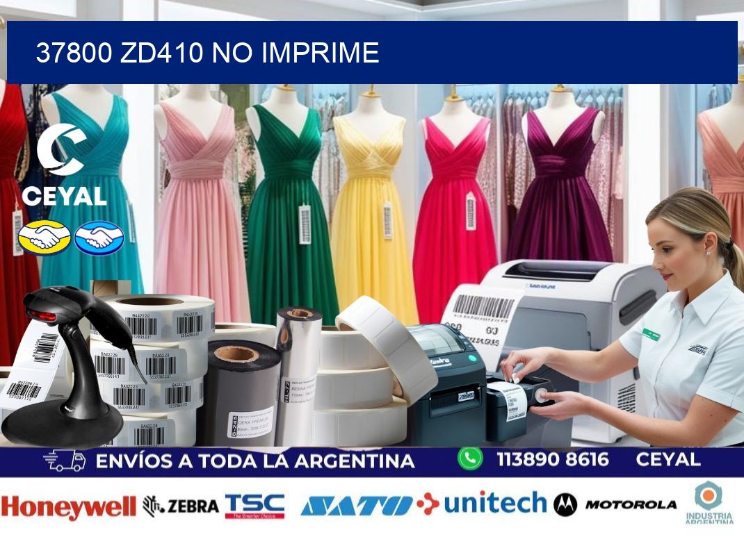 37800 ZD410 no imprime