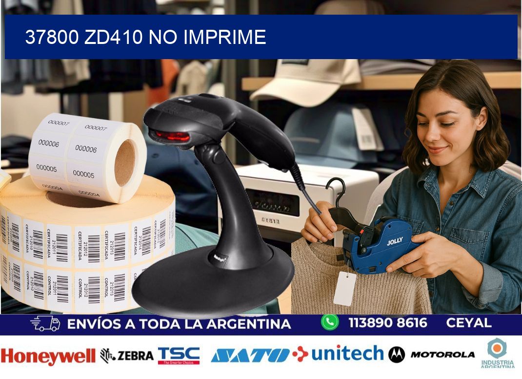 37800 ZD410 no imprime