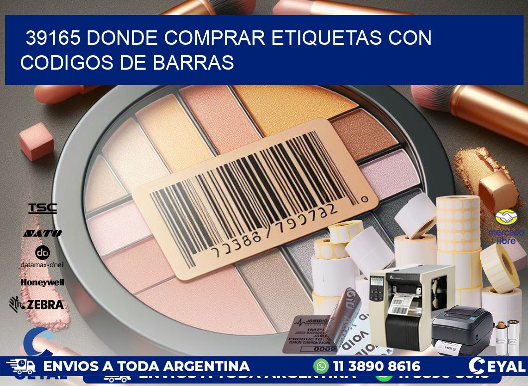 39165 Donde comprar etiquetas con codigos de barras