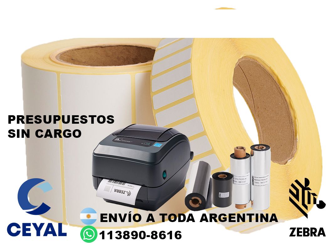 4 cajas de etiquetas 78 x 76