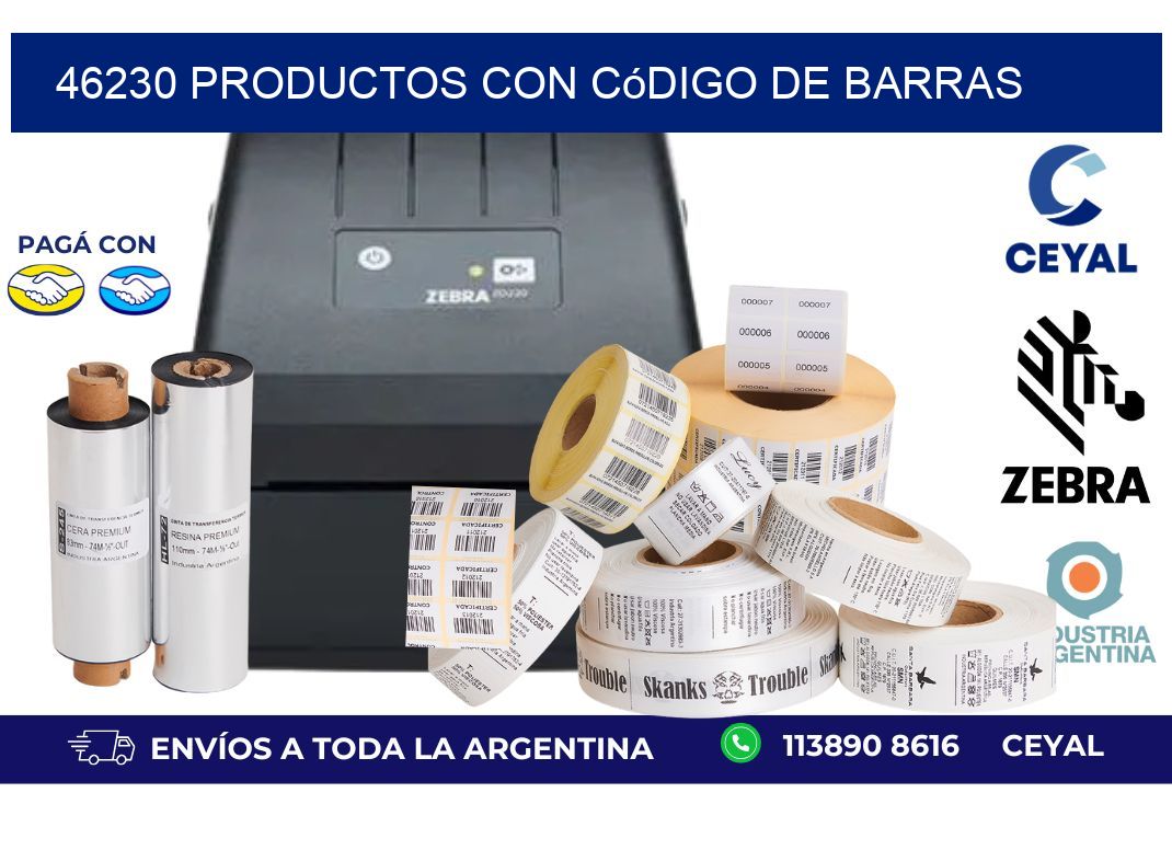 46230 Productos con código de barras