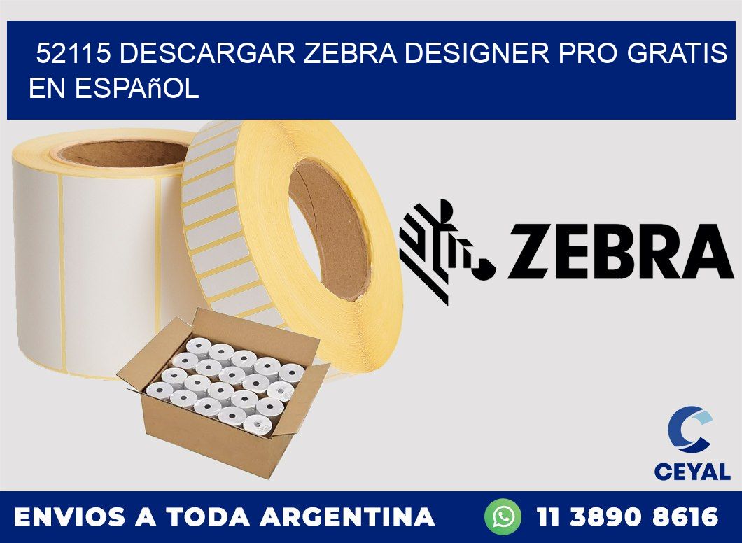 52115 Descargar Zebra Designer Pro gratis en Español