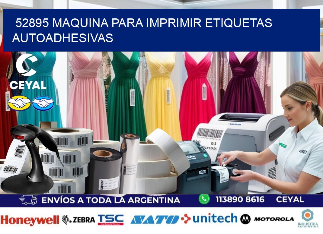 52895 maquina para imprimir etiquetas autoadhesivas