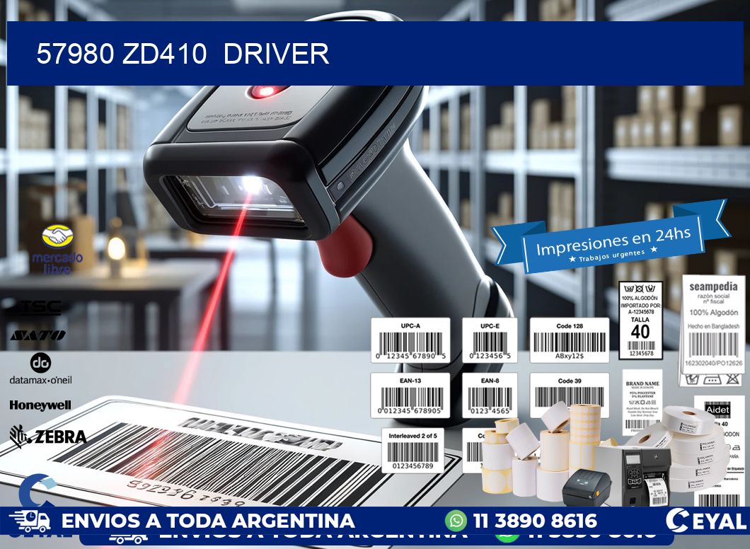 57980 ZD410  driver