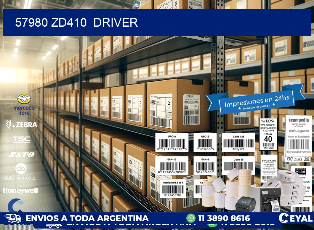 57980 ZD410  driver