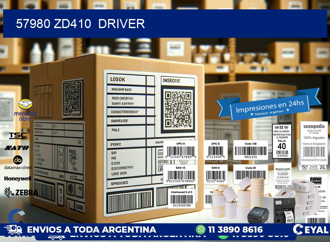 57980 ZD410  driver