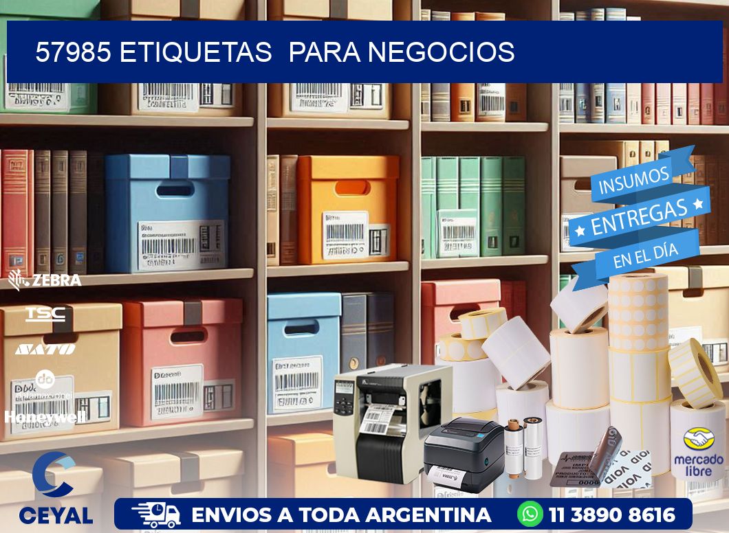 57985 etiquetas  para negocios
