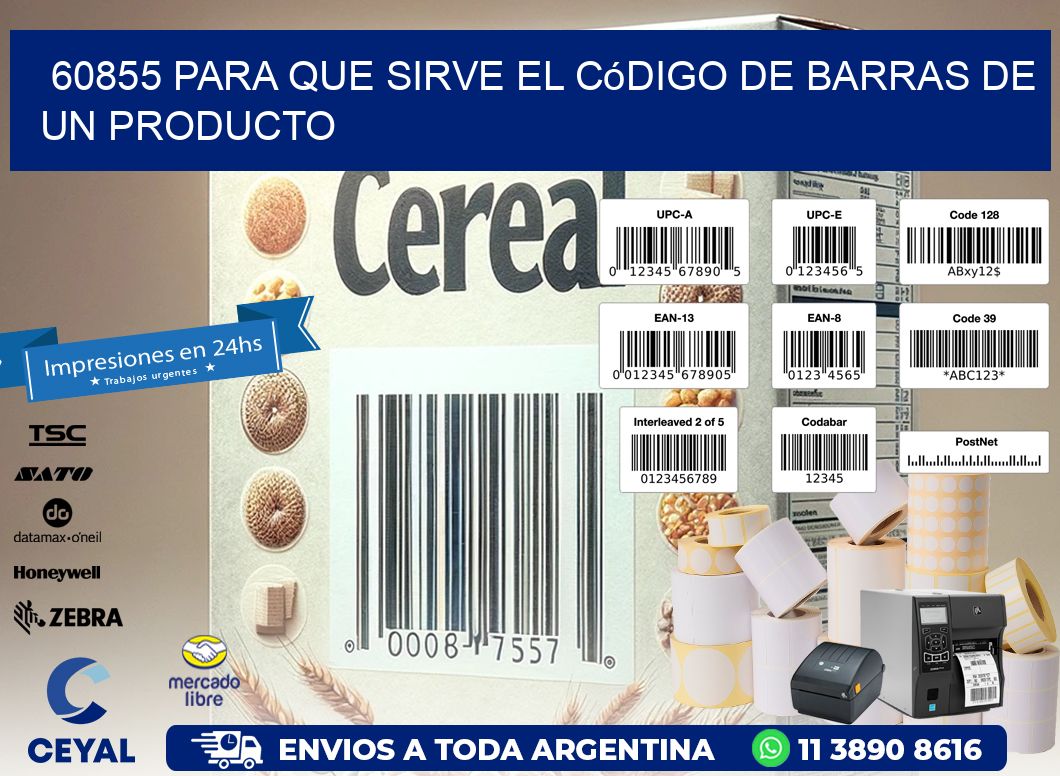 60855 Para que sirve el código de barras de un producto