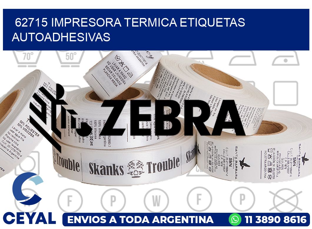 62715 Impresora termica etiquetas autoadhesivas