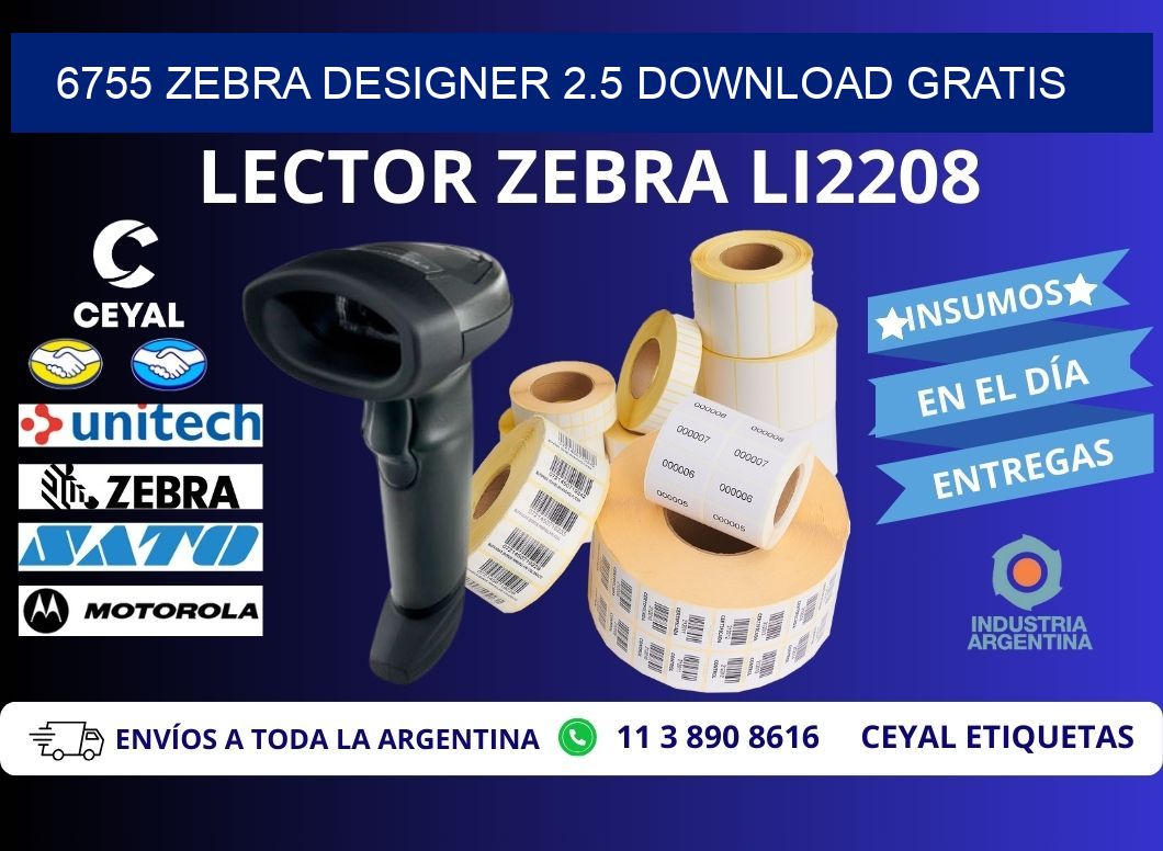 6755 Zebra designer 2.5 download gratis